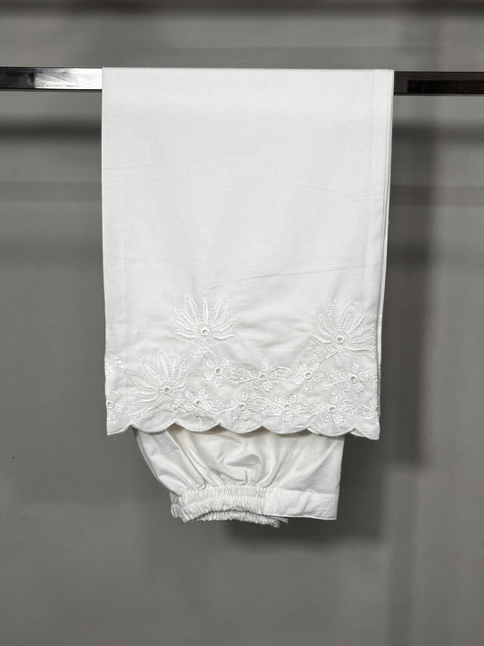 Floral Embroidered Plazo