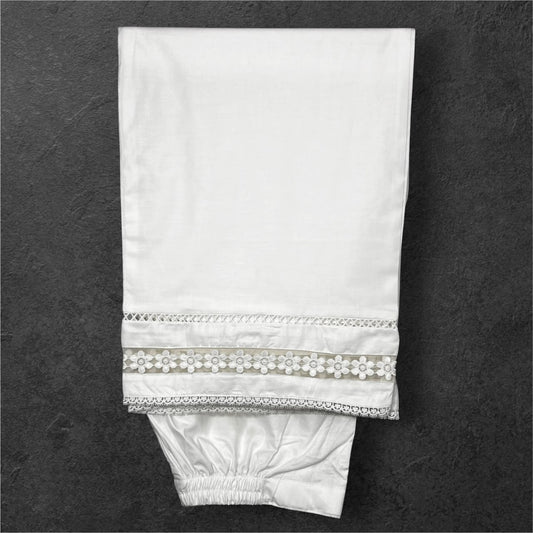 Organza Plazo - Off-White