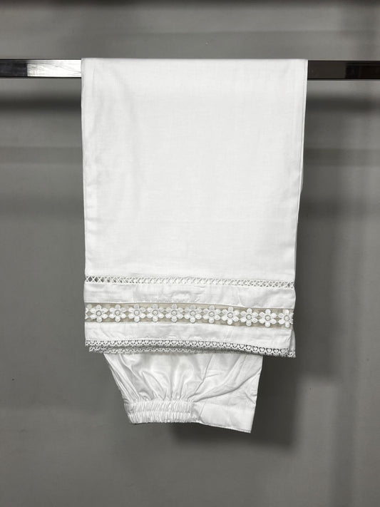 Organza Plazo - Off-White