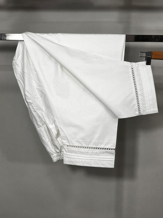Off white Lace shalwar