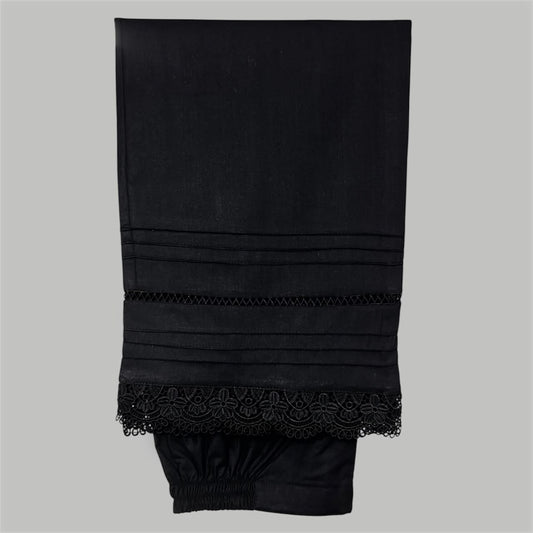 Black 6 Pentax 2 Lace Plazo