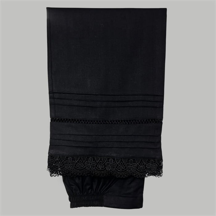 Black 6 Pentax 2 Lace Plazo