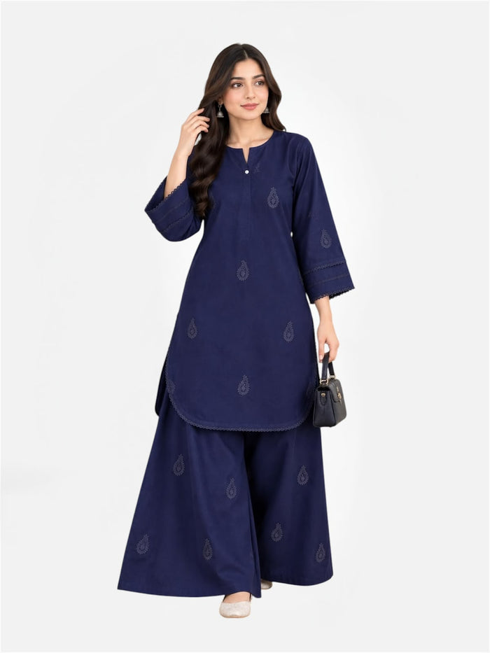 Embroidery farshi co ord set