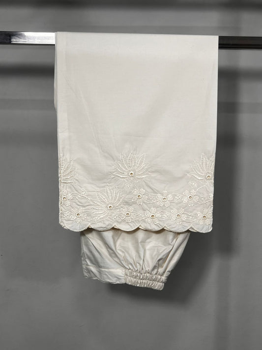Floral Embroidered Plazo