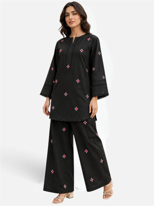 Embroidery farshi co ord set