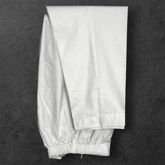 Plain trousers off white