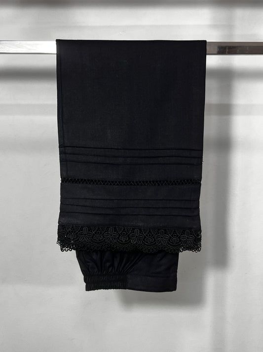 Black 6 Pentax 2 Lace Plazo