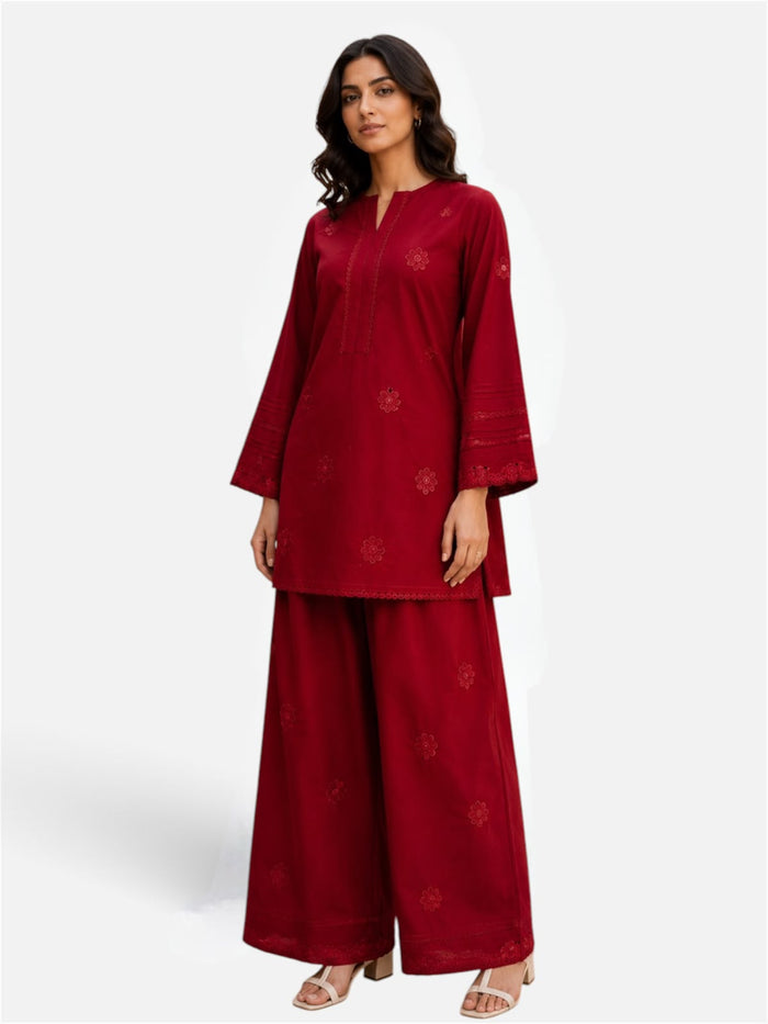 Embroidery farshi co ord set